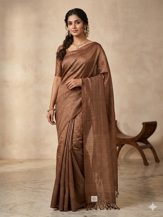 Tussar silk  saree